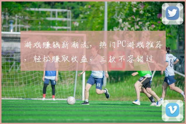 游戏赚钱新潮流，热门PC游戏推荐，轻松赚取收益，三款不容错过